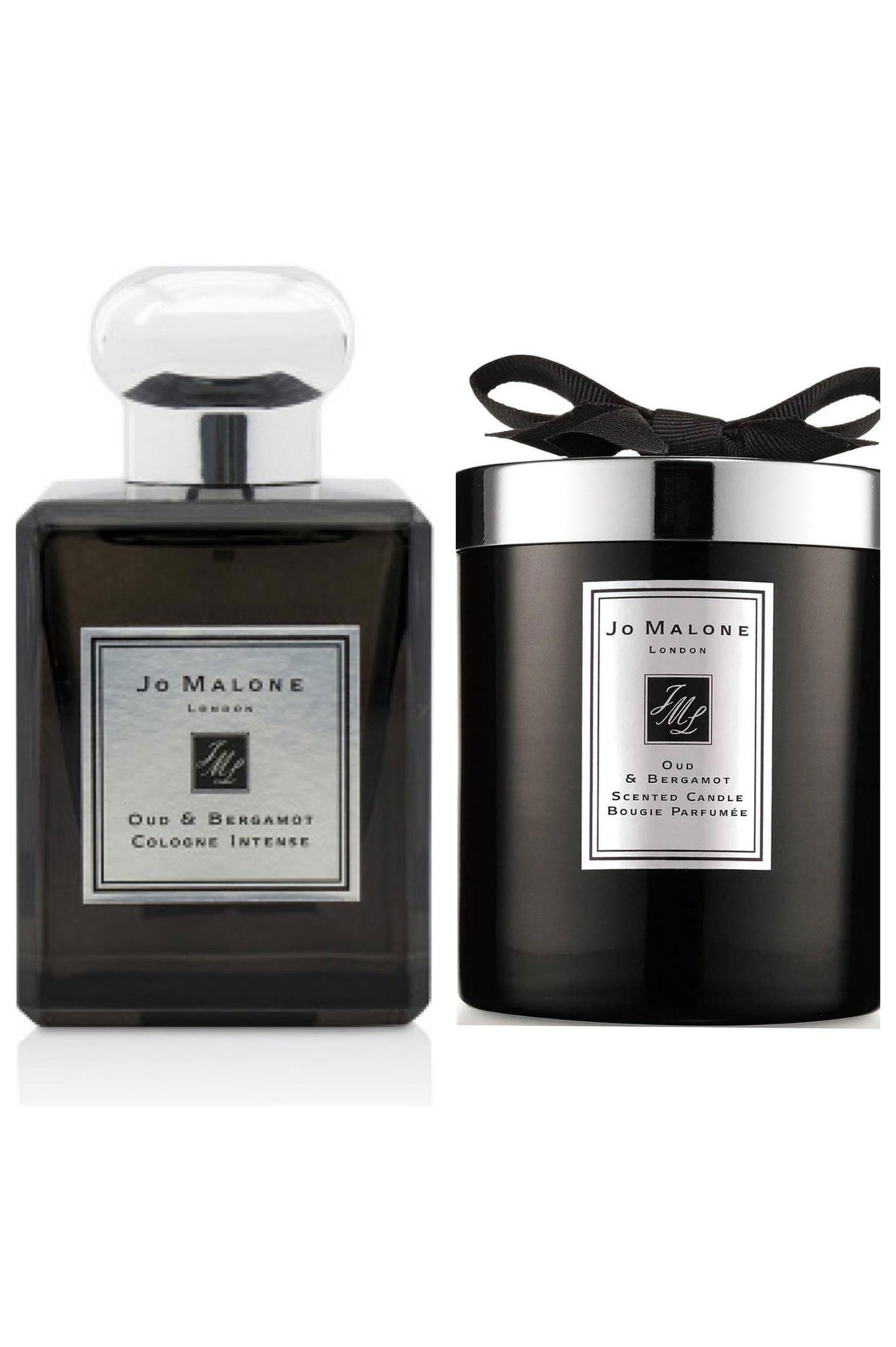 JO MALONE OUD BERGAMOT SET-CANDLE & OUD BERGAMOT COLOGNE