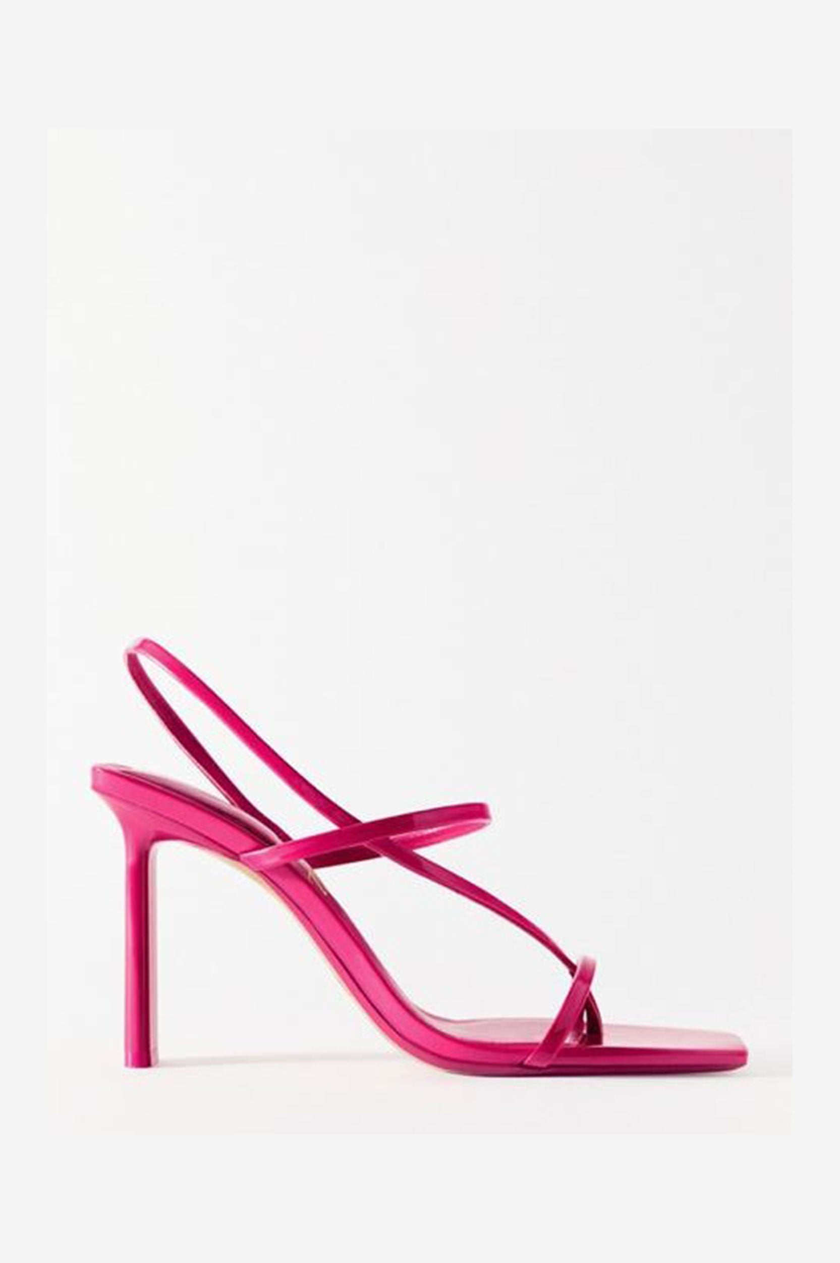 ZARA HIGH HEEL STRAPPY SANDALS