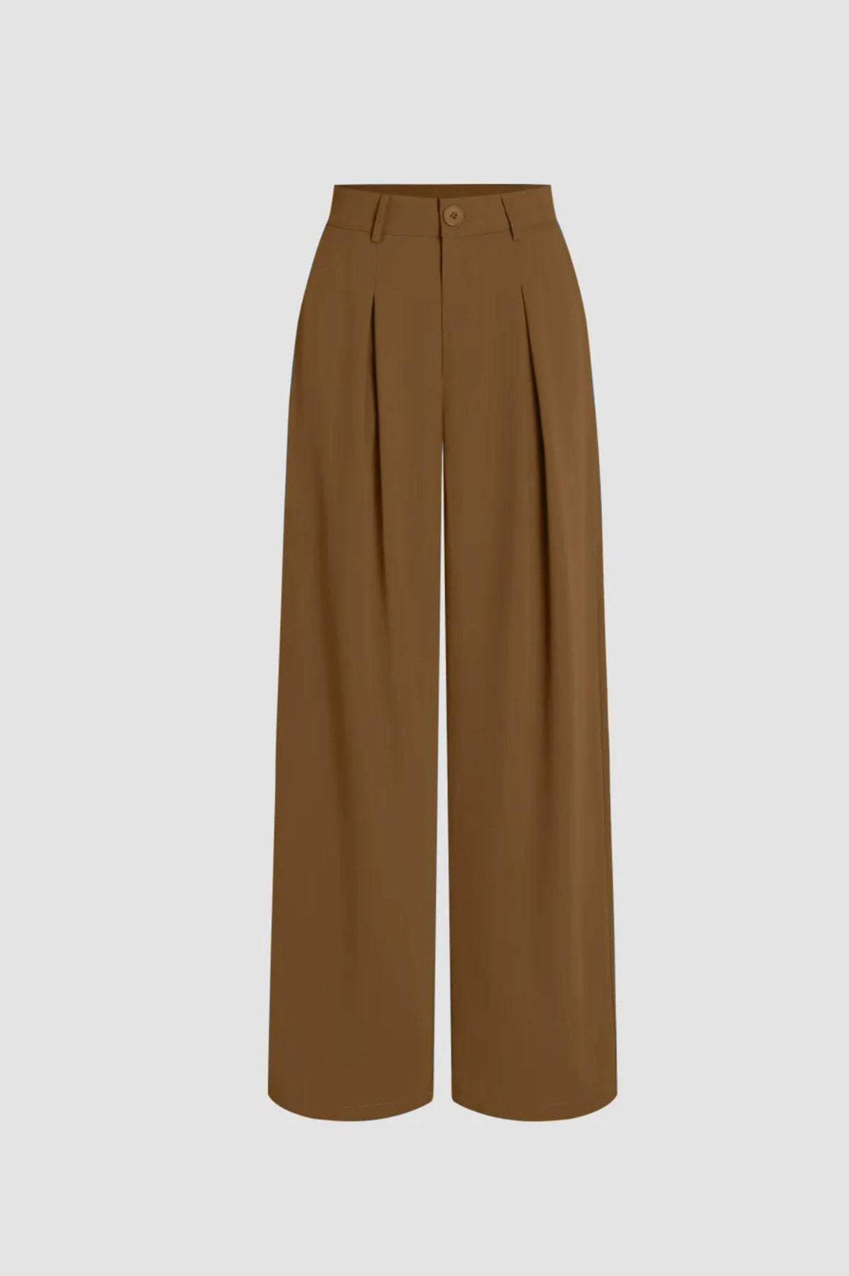 PLEATED WIDE LEG TROUSER