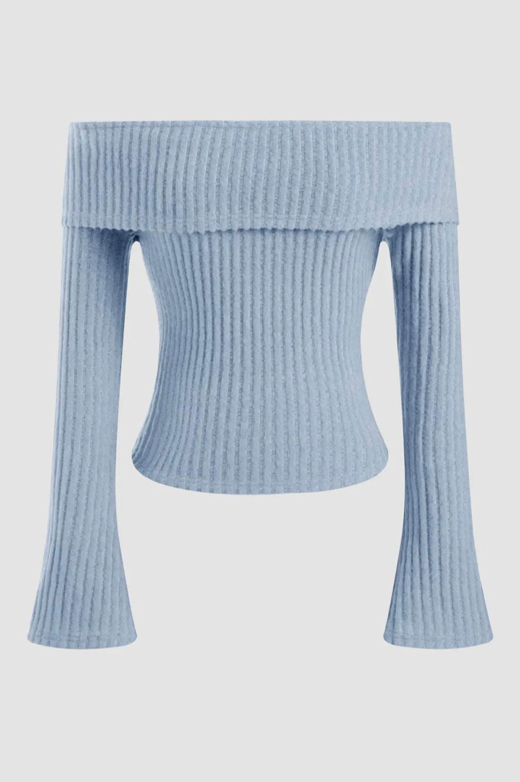 CIDER OFF THE SHOULDER LONG SLEEVES TOP