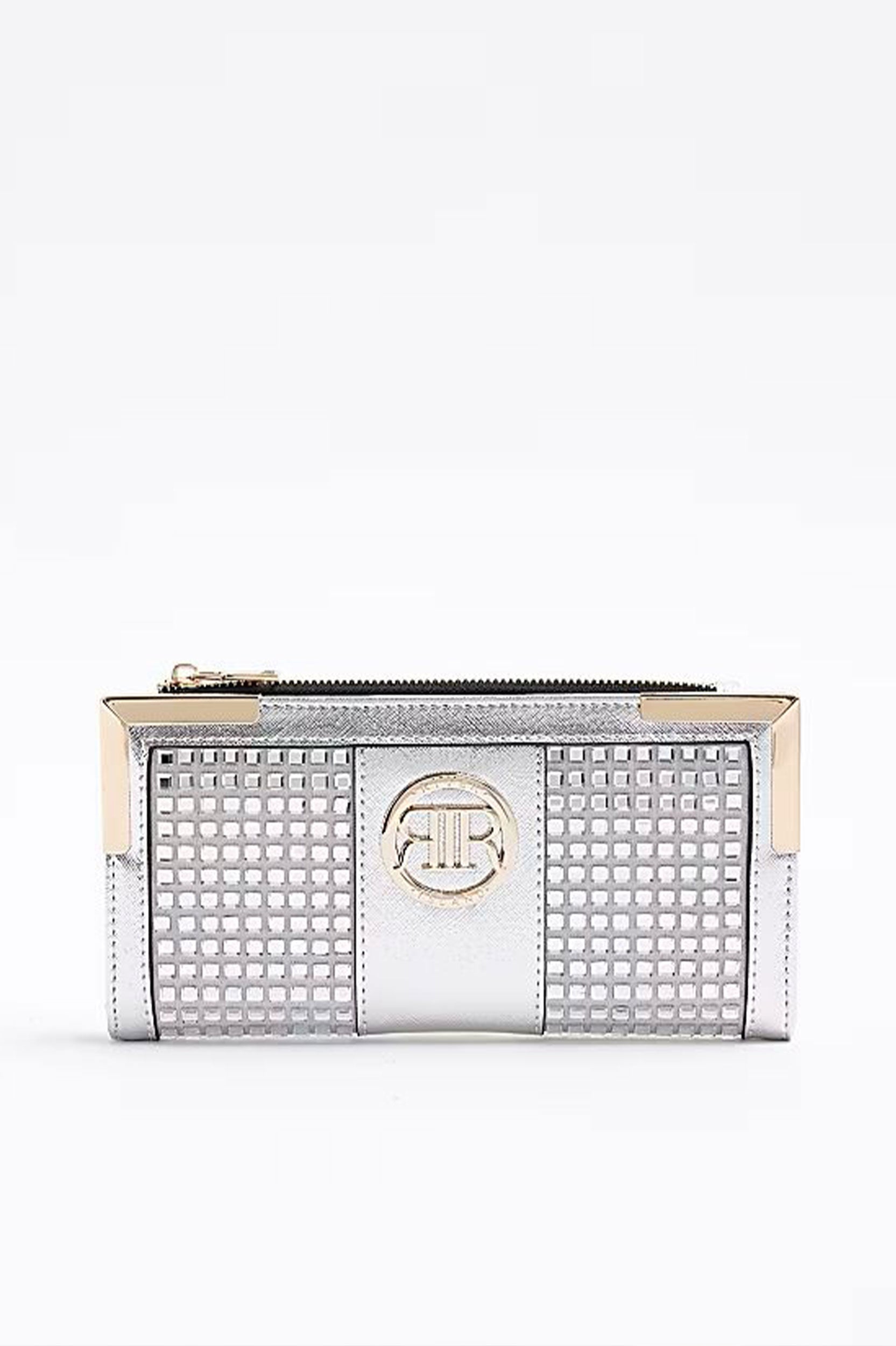 River island Silver Diamante Purse