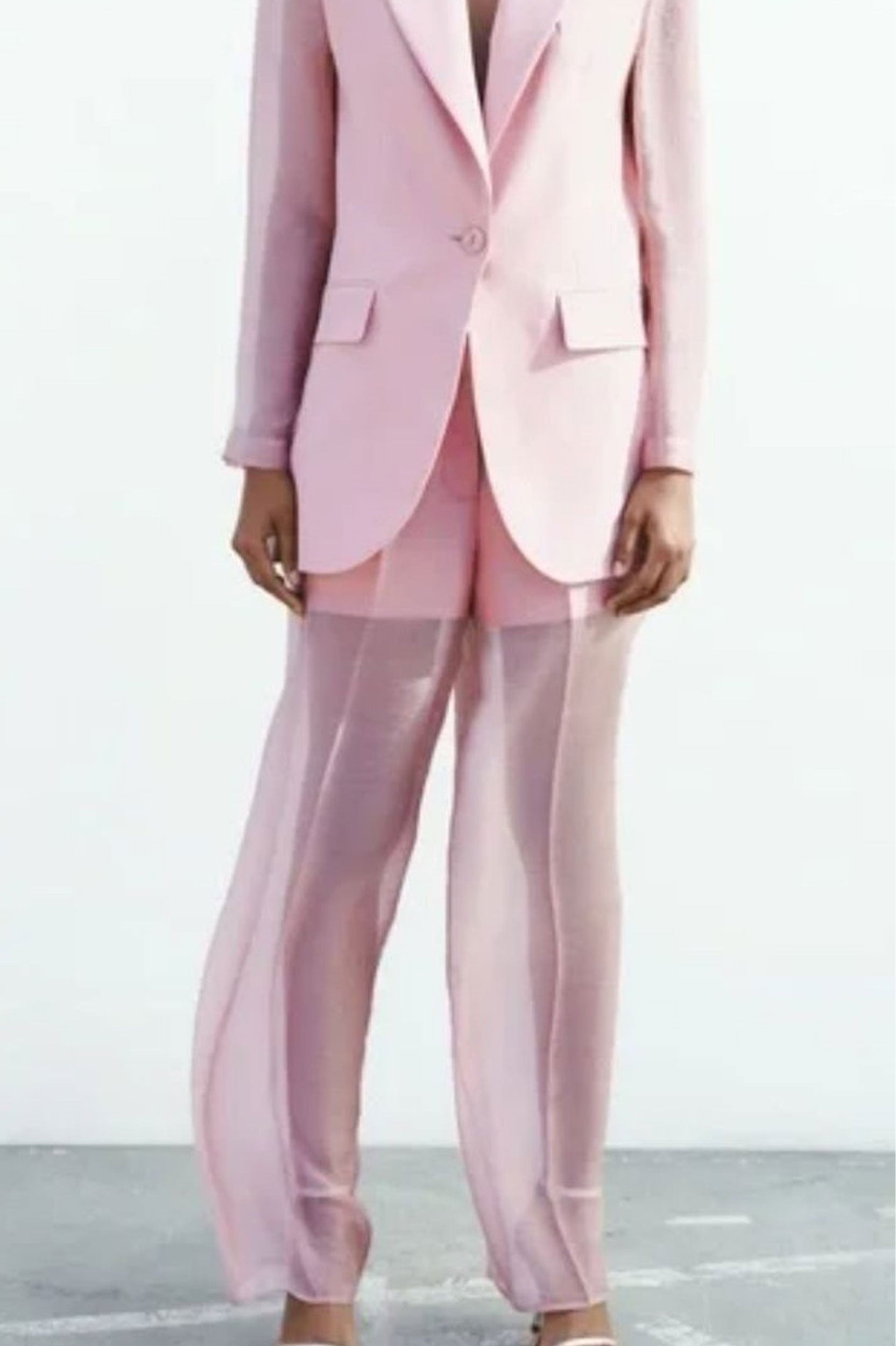 ORGANZA STRAIGHT LEG TROUSER