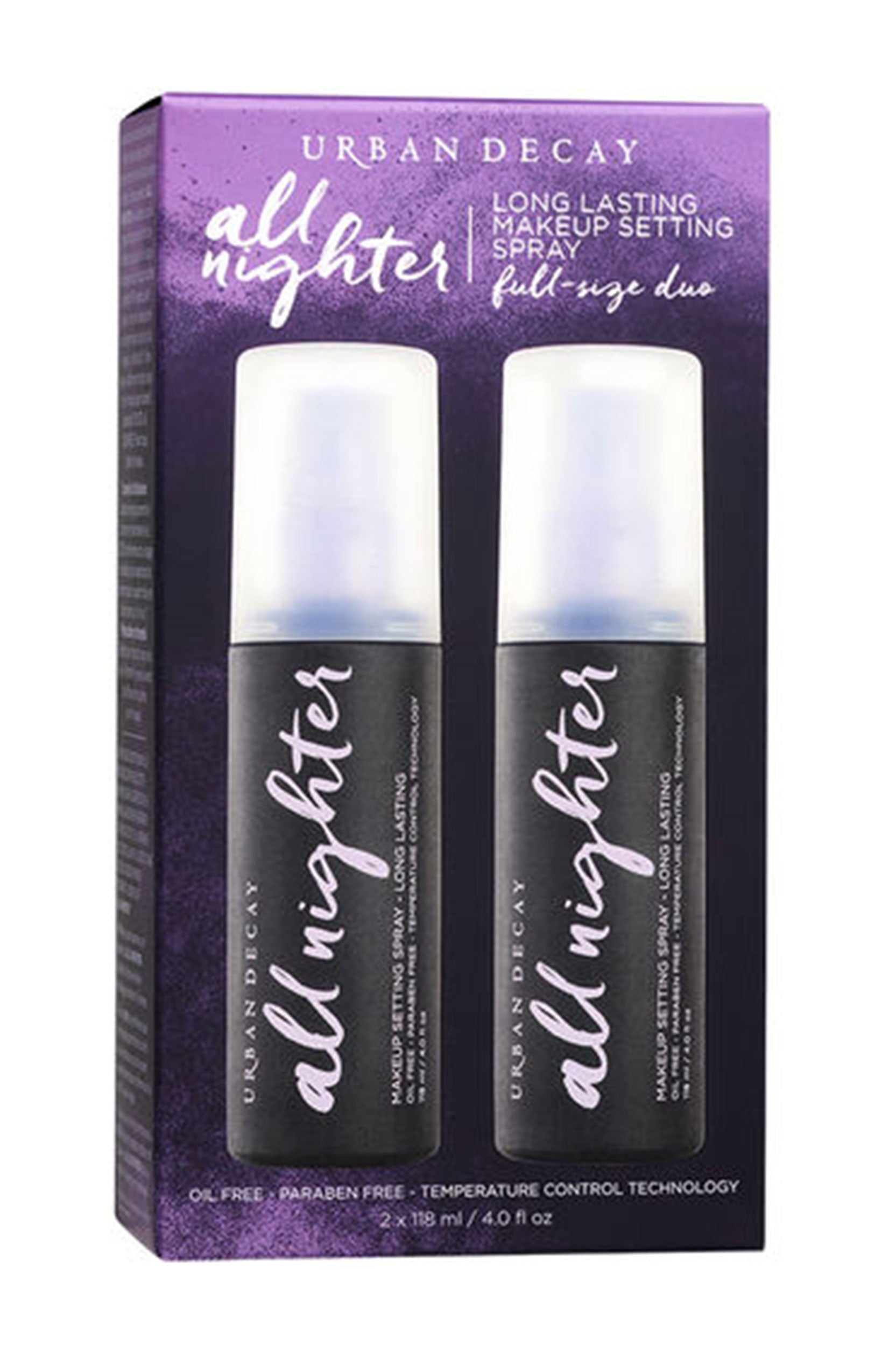 URBAN DECAY MAKE UP SETTING SPRAY SET OF 2