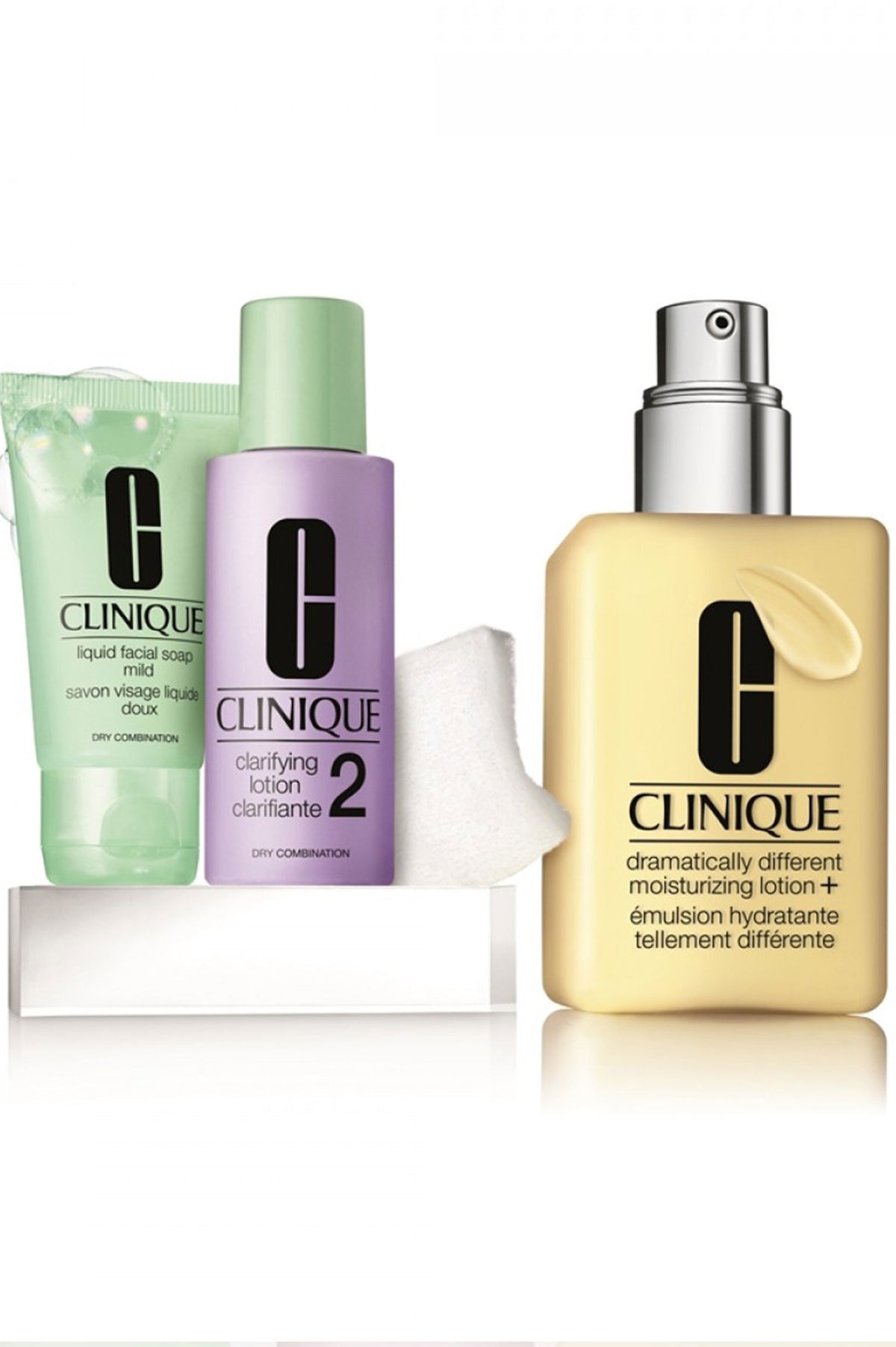 CLINQUE GREAT SKIN GREAT DEAL SET OF 3