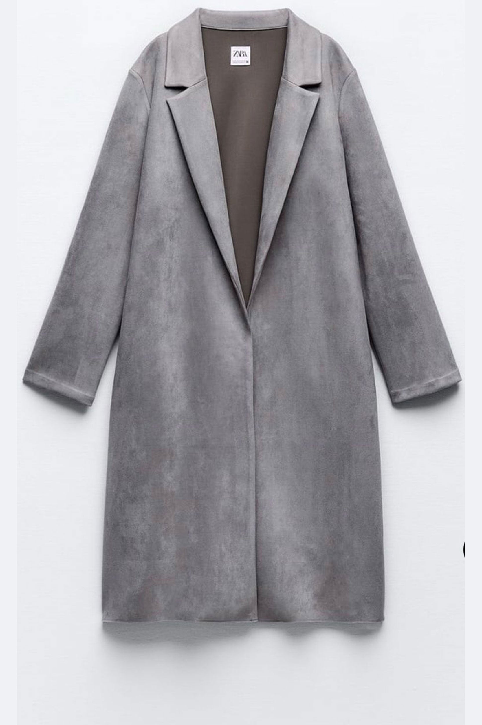 ZARA FAUX SUEDE COAT
