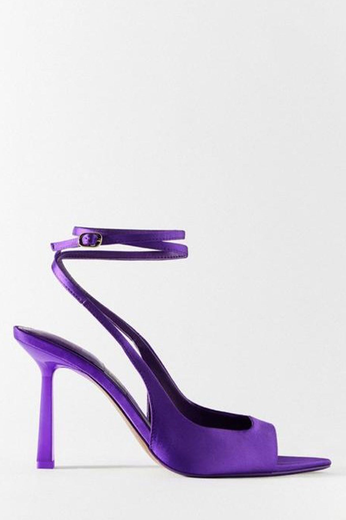 ZARA FABRIC HIGH HEEL SANDALS