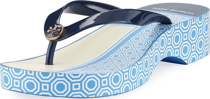 TORY BURCH FLIP FLOP WEDGES