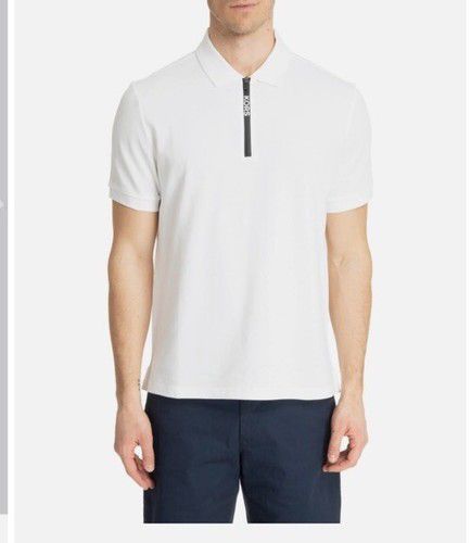 Micheal Kors Quarter-zip short sleeve polo shirt men