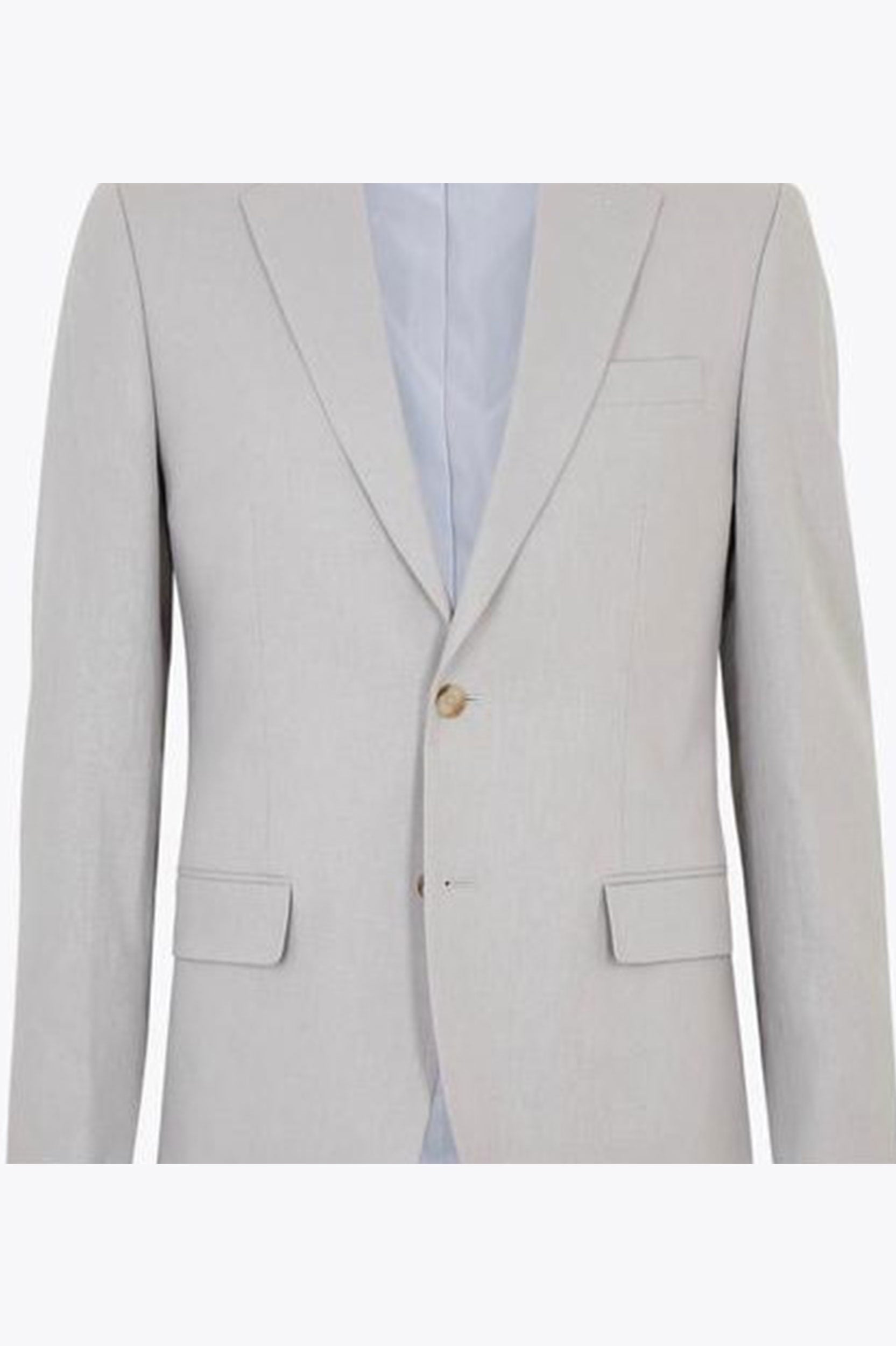 MARKS & SPENCER'S LINEN JACKET LIGHT GREY COLOR